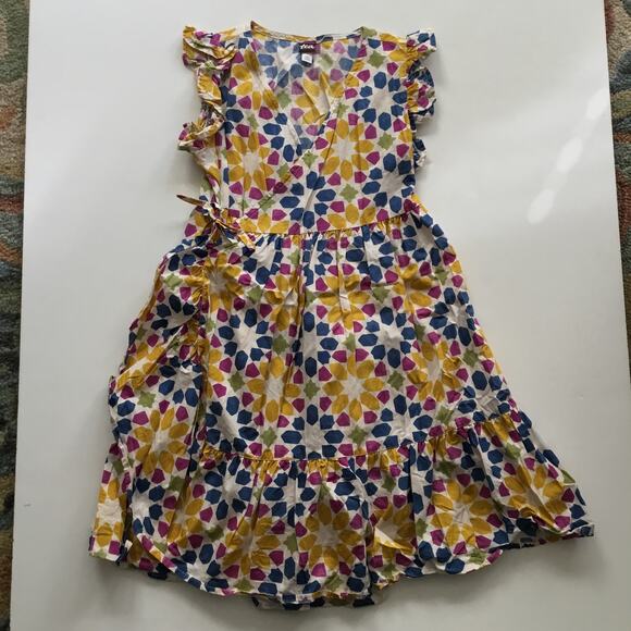 Tea Collection colorful wrap dress - Picture 2 of 7